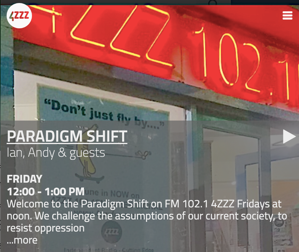 4zzz Paradigm Shift image