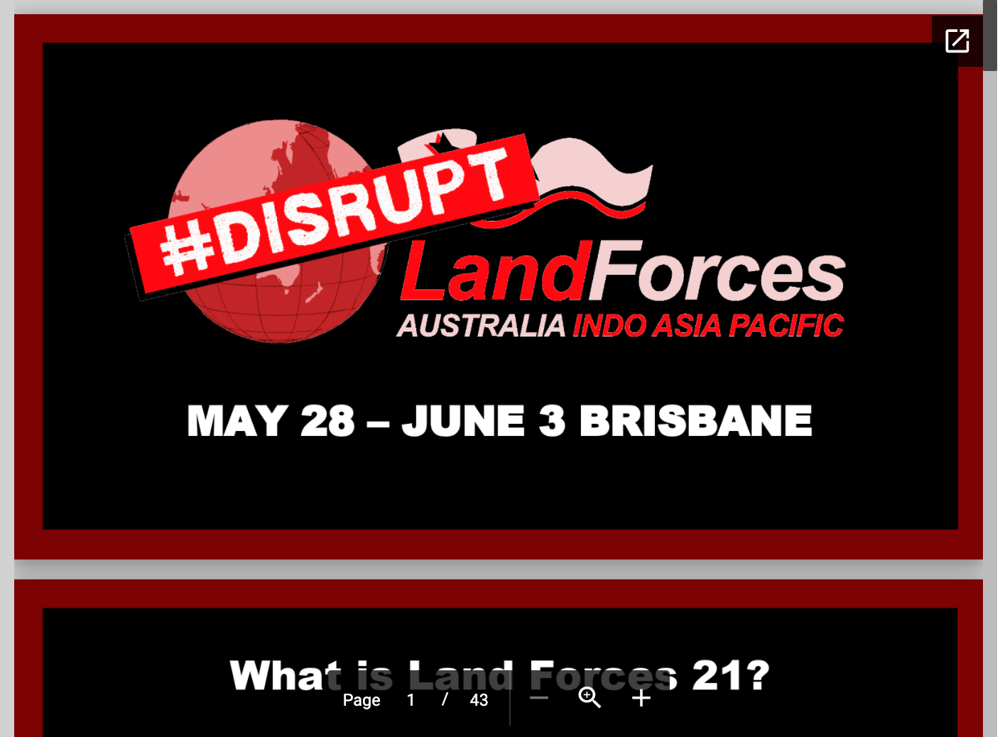 Disrupt LandForces slideshow
