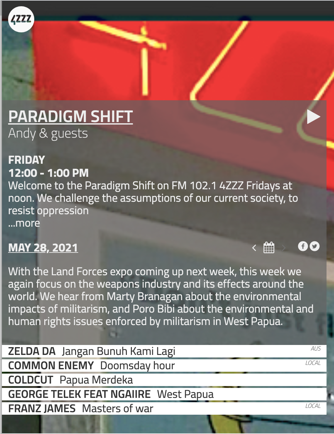 Paradigm shift May 28th